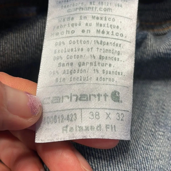 CARHARTT Mens relaxed fit denim jeans - Picture 10 of 14